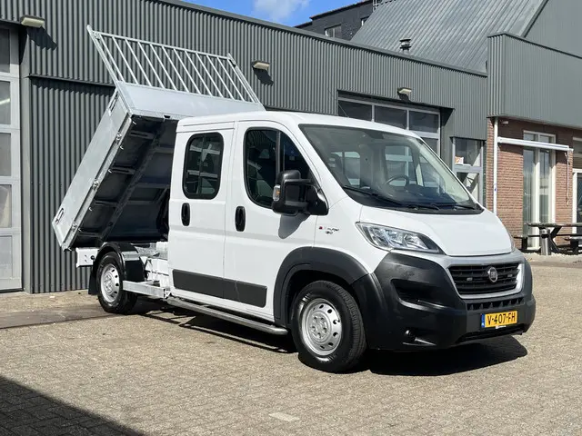 Fiat Ducato 35H 2.3 MultiJet L2H1 DC Airco Kipper Trekhaak 3000kg trekgewicht Stuurwielbediening Ger...