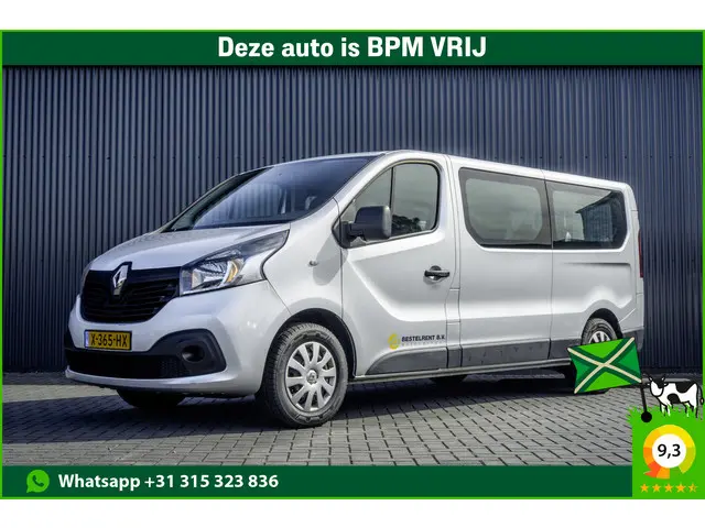 Renault Trafic Passenger **1.6 dCi 8-Pers L2H1 | Incl. BPM, BTW vrij | R-Link | Navi | Airco | Cruis...