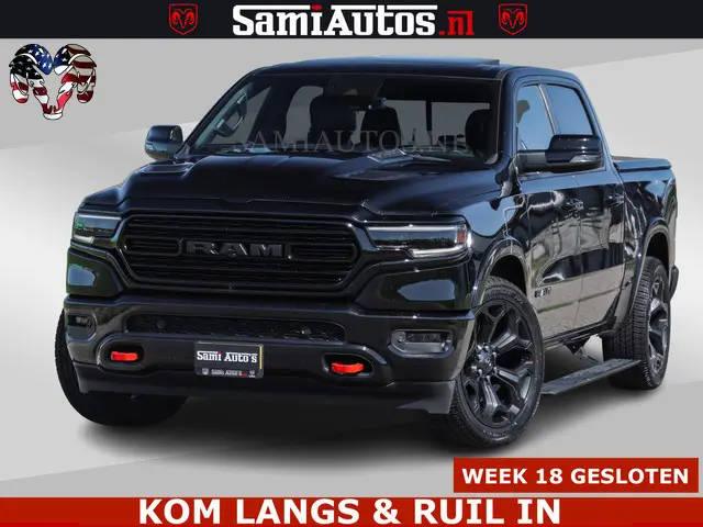 Dodge RAM BLACK OPS LIMITED 5.7 V8 4x4 | HUD | LUCHTVERING | BOM VOL | CREW CAB | DUBBELE CABINE | 5...