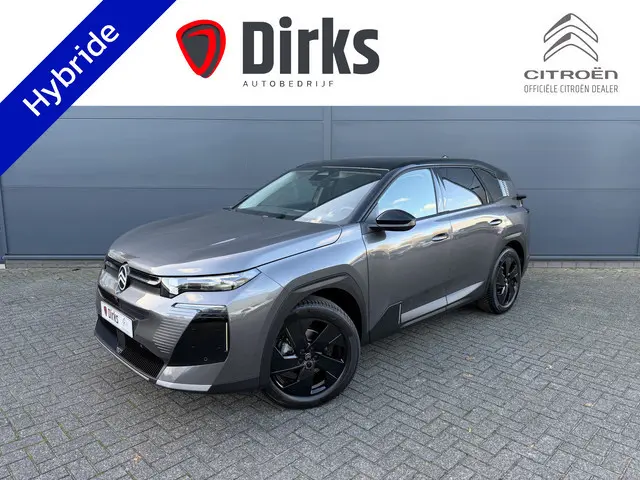 Citroën C5 Aircross 145pk Hybrid Max (Elektrisch Schuifdak - Trekhaak - 19"incl 4S - Elektrische klep - 360gr Camera - Leder - Stoel-/- stuurverwarming - Two tone)