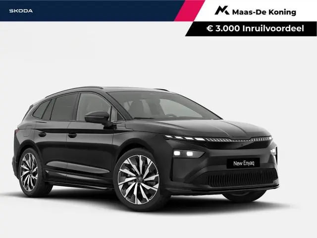 Škoda Enyaq iv Sportline Elektromotor 210 kW / 286 PK SUV 21'' velgen | Panoramisch schuif/kanteldak...