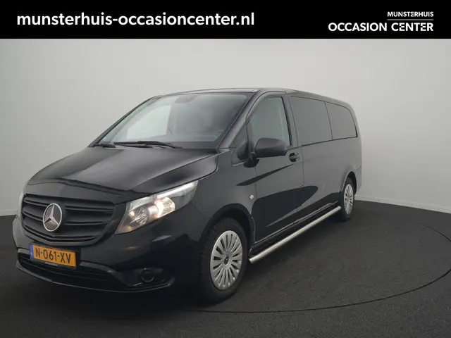 Mercedes-Benz Vito Tourer 114 CDI Base Extra Lang - Occasion Lease vanaf €1024 p/m - 9 Persoons bus! - All Seasonbanden - Cruise Control - Achteruitrijcamera - Sidebars