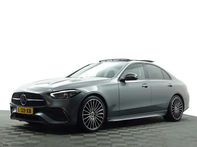 Mercedes-Benz C-klasse 200 AMG Night Edition Aut- Panoramadak, Burmester, Sfeerverlichting, Xenon Le...