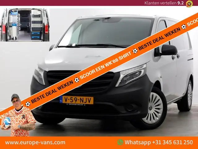Mercedes-Benz Vito CDI 136pk Compact 9G Automaat 2x Schuifdeur/LED/Camera/Inrichting 07-2022