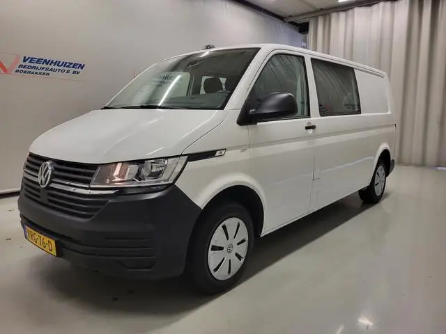 Volkswagen Transporter 2.0TDI L2/H1 Dubbele Cabine Euro 6 APK tot 21-06-2027!