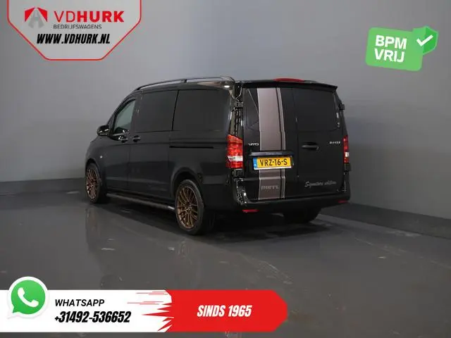 Mercedes-Benz Vito 114 CDI Aut. DC Dubbel Cabine Buffl Leder/ 2x Schuifdeur/ Carplay/ Navi/ Spoiler/...