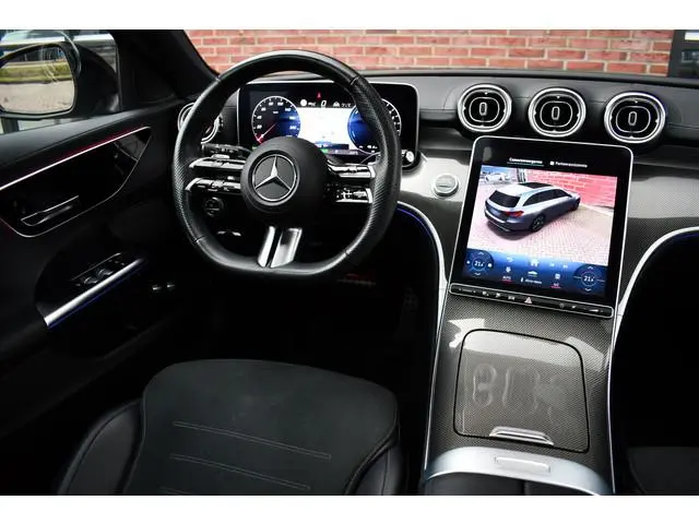 Mercedes-Benz C-klasse Estate 300 e AMG Line Pano Trekh Distronic Night 360-cam