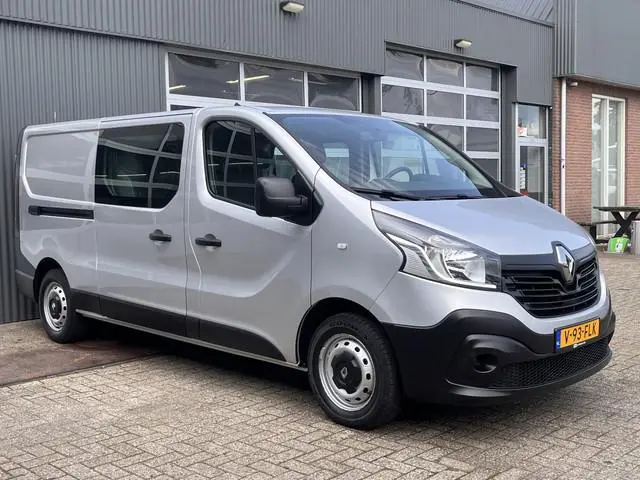 Renault Trafic 1.6 dCi L2H1 DC Marge Btw /Bpm vrij Airco Cruise controle Navigatie Dubbele cabine 1e...