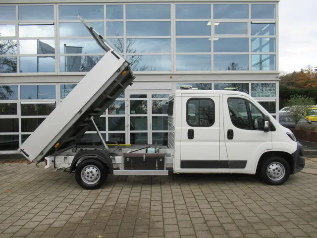 Peugeot Boxer 335 2.0 HDI L3 AIRCO DOKA Dubbelcabine Kipper