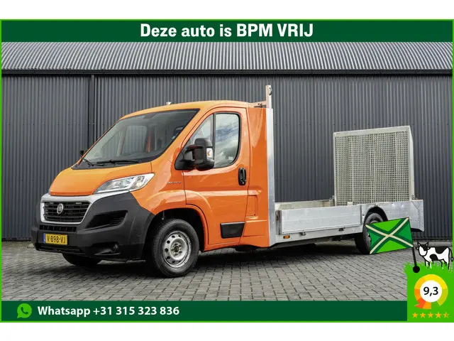 Fiat Ducato Open laadbak met oprijplaat | 131PK | Euro 6