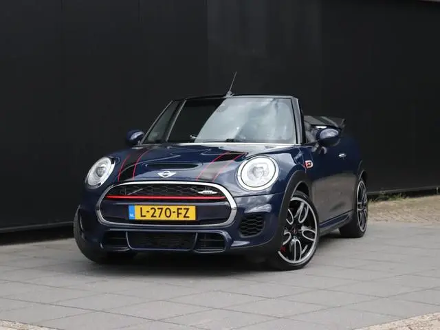 Mini Mini Cabrio 2.0 John Cooper Works Chili | H&K | LEDER | STOELVERW. | CAMERA | NAVI | CRUISE |