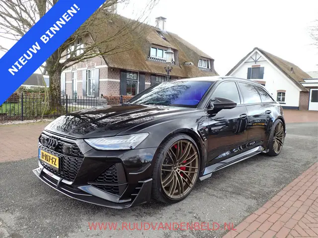 Audi RS6 RS6-R ABT QUATTRO 825PK AKRAPOVIC + EVENTURI PANODAK/KERAMISCH/B&O/STOELVENT/360*