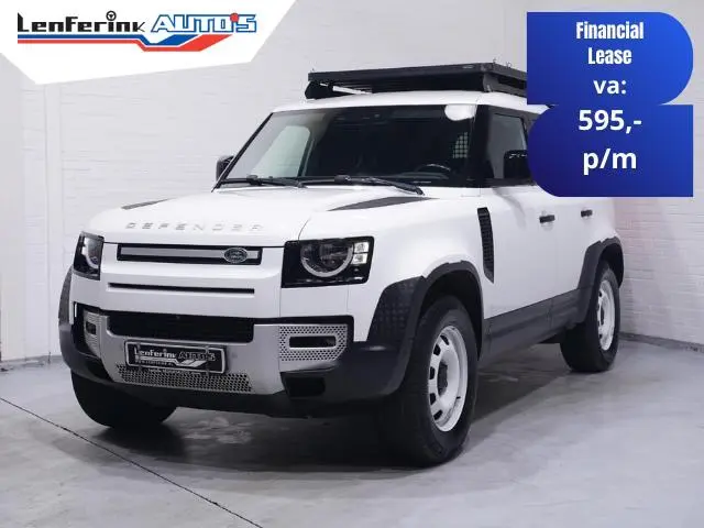 Land Rover Defender 3.0 D250 Grijs Kenteken 3-Zits Lang, Front Runner Dakdrager, 360 Camera, Navi, T...