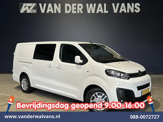 Citroën Jumpy 2.0 BlueHDI 150pk L3H1 Dubbele cabine Euro6 Airco | 6-Zits | Camera | Navigatie Apple...