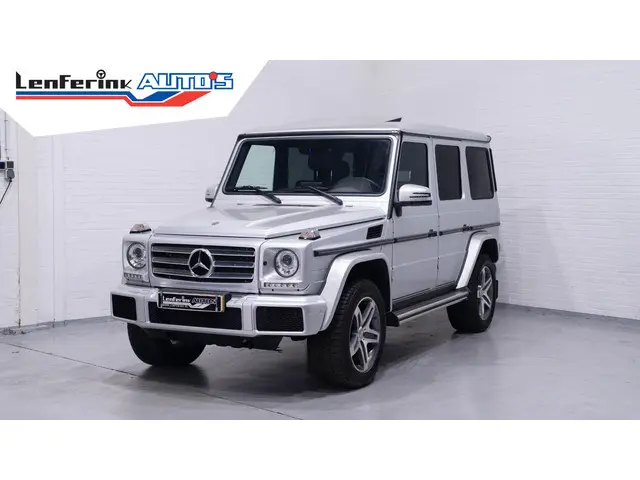 Mercedes-Benz G-klasse 500 Harman Kardon Schuifdak Navi Camera Apple Carplay Designo Memory 1e Eigen...