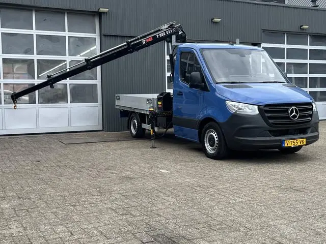 Mercedes-Benz Sprinter 311 2.2 CDI L2 Hiab 023T Laadkraan 20.000km 2-Persoons Open laadbak Pick-up E...