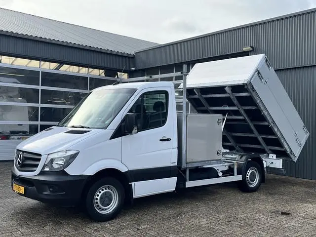 Mercedes-Benz Sprinter 316 1.8 NGT 366 CNG en Benzine 157pk Automaat Pick-up Open laadbak Kipper Ger...