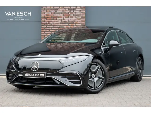 Mercedes-Benz EQS 500 4MATIC AMG Line 108 kWh | Luchtvering | Achterasbesturing | Distronic+ | Memor...