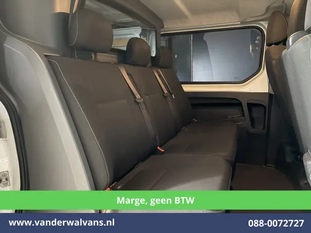 Renault Trafic 1.6 dCi **Marge, GEEN BTW** L2H1 Dubbele Cabine Euro6 Airco | 6-Zits | Navigatie | Cr...