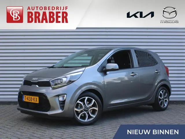 Kia Picanto 1.0 DPi DynamicPlusLine | Trekhaak | Camera | Cruise | Clima | Navi | 15" LM | Apple Car...
