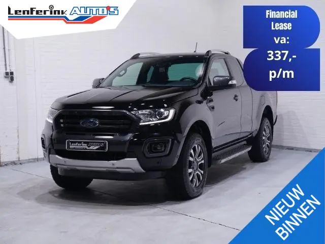 Ford Ranger 2.0 Wildtrak 213 pk Aut. Grijs Kenteken 2p, 1e Eig Trekhaak 3.500 kg, Navi, Camera, Adap...