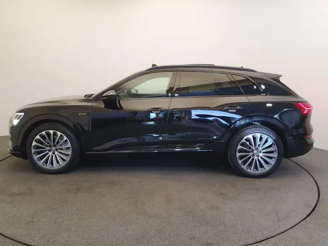 Audi e-tron 55 quattro S-Line 95 kWh Trekhaak, Pano, RS-stoelen, Matrix, 360 camera