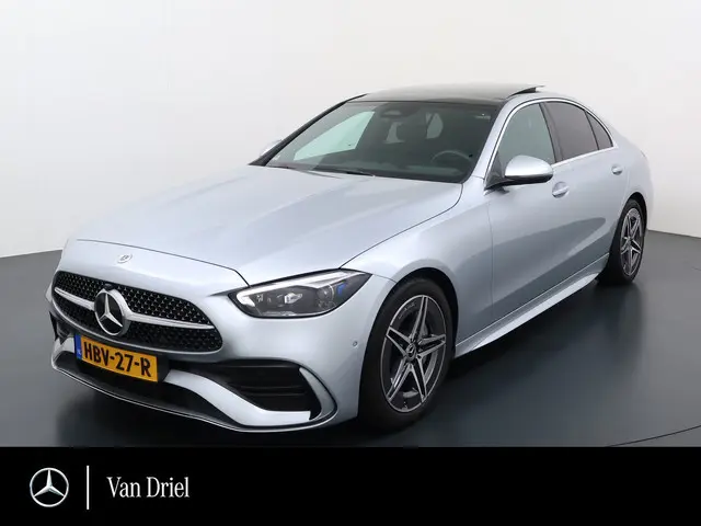 Mercedes-Benz C-klasse 180 AMG Line | Pano Memory Keyless Digital 360 Camera