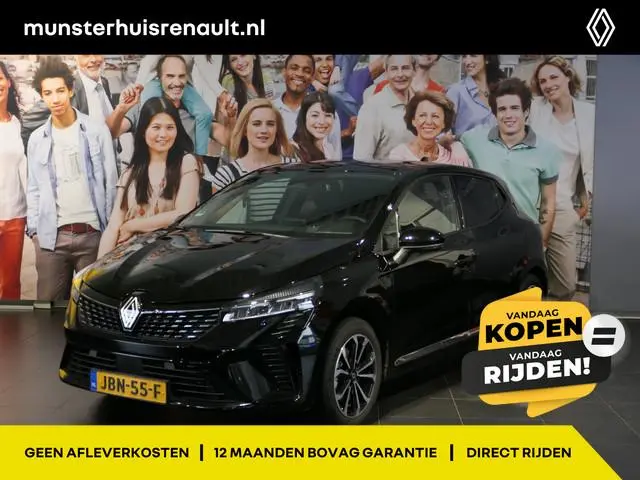 Renault Clio 1.6 E-Tech Full Hybrid 145 techno - Occasion Lease vanaf €419 p/m - Draadloze telefoonl...