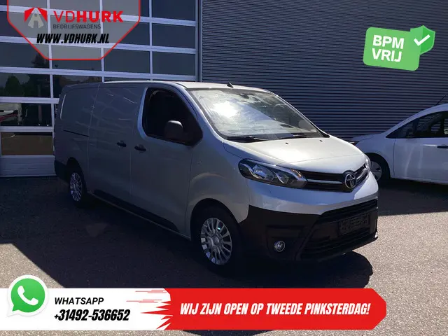 Toyota PROACE Worker 2.0 145 pk L3 2xSchuifdeur/ Adapt.Cruise/ Head Up/ Standkachel/ Stoelverw./ Car...