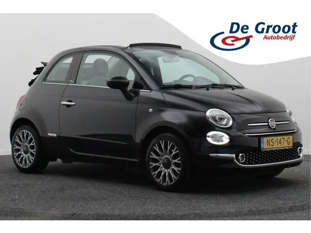Fiat 500 C 0.9 TwinAir Turbo Lounge Airco, Bluetooth, Navigatie, DAB, Xenon, 16''