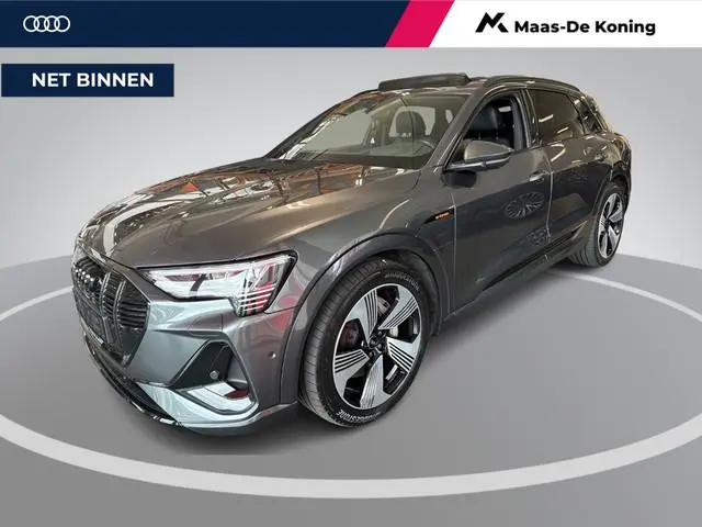 Audi e-tron 55 quattro S edition 95 kWh 408pk · 95,7% · Panoramadak · 360 Camera · Luchtvering · Hea...