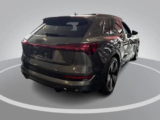 Audi e-tron 55 quattro S edition 95 kWh 408pk · 95,7% · Panoramadak · 360 Camera · Luchtvering · Hea...