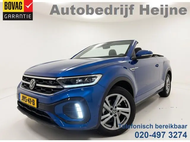Volkswagen T-Roc Cabrio 1.5 TSI 150PK DSG R-LINE SPORT LED/NAVI/CARPLAY/TREKHAAK FABRIEKS GARANTIE