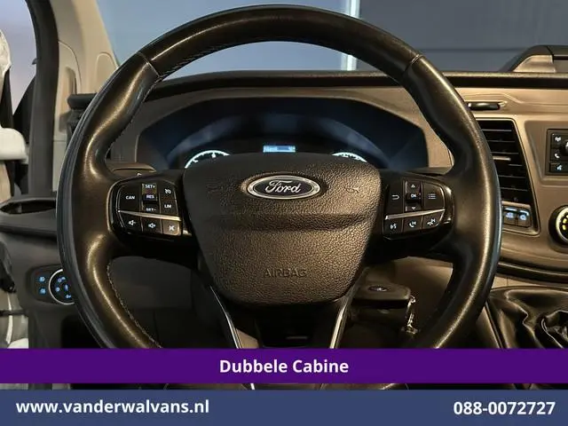 Ford Transit Custom 2.0 TDCI 131pk L2H1 Dubbele Cabine Euro6 Airco | 6-Zits | Cruisecontrol | 2550kg...