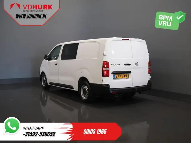 Opel Vivaro 2.0 CDTI 125 pk DC Dubbel Cabine Carplay/ 6 Pers./ Cruise/ Camera/ PDC V+A/ Trekhaak/ NL...