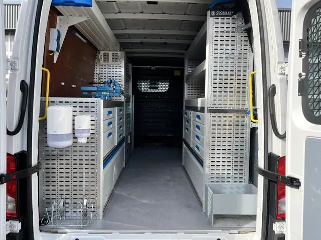 Volkswagen Crafter 35 2.0 TDI L3H3 Werkplaats inrichting Actiebord Kast Inrichting Servicewagen Omvo...
