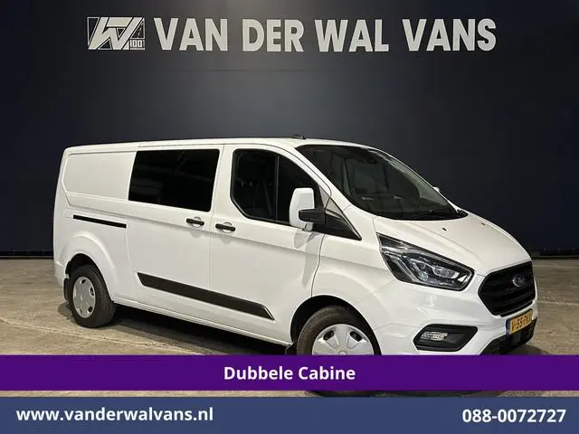 Ford Transit Custom 2.0 TDCI 131pk Automaat L2H1 Dubbele Cabine Euro6 Airco | 6-Zits | Camera | Navi...