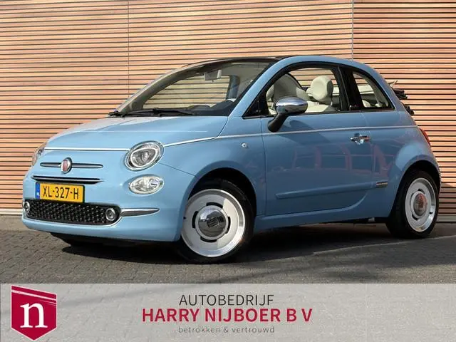 Fiat 500 C 0.9 TwinAir Turbo Spiaggina 58 DAB+ / Navi / Cabriolet / LM velgen
