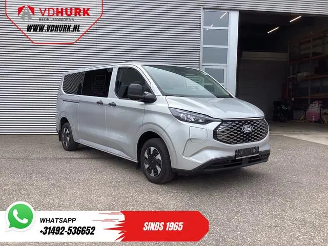 Ford E-Transit Custom 320 km WLTP L2 Combi/ Kombi/ 9 pers./ LED/ Standkachel/ Stoelverw/ Stuurverw./...