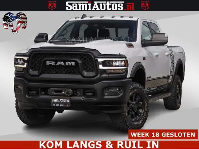 Dodge RAM 2500 POWER WAGON | 6 PERSOONS | 6.4 V8 4X4 | ADAPTIVE | FULL LED | TREK LIER | OPEN DAK |...