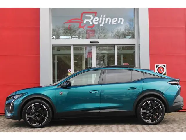 Peugeot e-408 GT 58 kWh | PANORAMISCH SCHUIF/KANTEL DAK | ELEKTRISCH BEDIENBARE VOORSTOELEN | STOEL/...