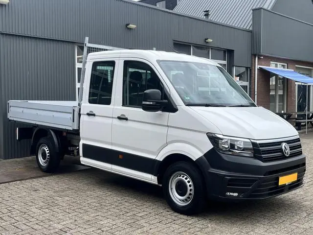 Volkswagen Crafter 35 2.0 TDI DC Open laadbak Airco Cruise controle Pick-up Euro 6 Parkeerhulp achte...
