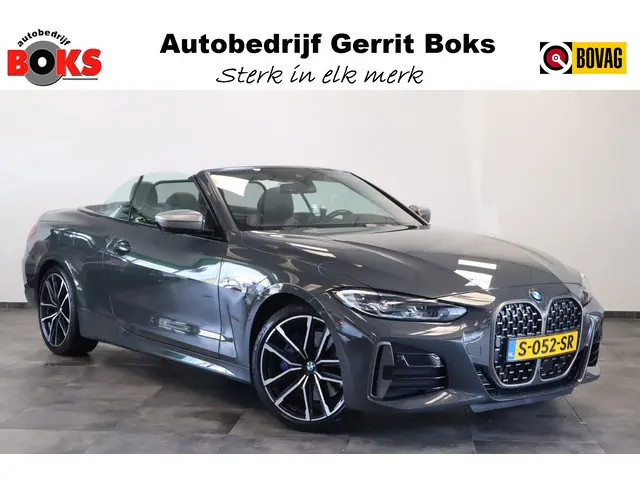 BMW 4-serie Cabrio M440i xDrive High-Executive 374PK Individueel-lak Navigatie  Volleder 19LMV Head up