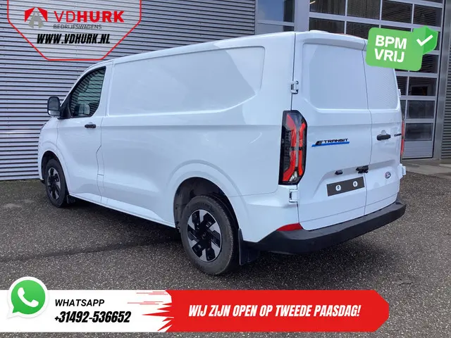 Ford E-Transit Custom Trend 65 kWh 330 km WLTP Garantie t/m 2029/ LED/ Standkachel/ Snellader/ 2.3t...