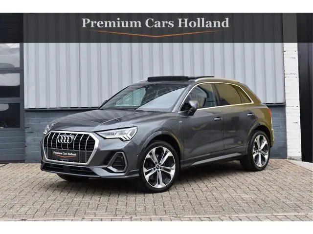 Audi Q3 45 TFSI e S-Line 245 Pk Pano Memory Sfeer Matrix 360 Camera ACC Keyless Vol Lederen Sportsto...