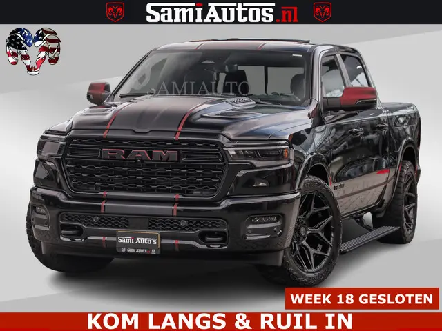 Dodge Ram Limited H.O 540HP 706Nm | Massage + Full Option | De Meest Luxe en Volle Pick-Up in zijn K...