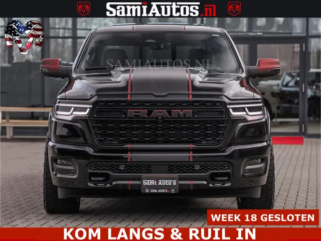Dodge Ram Limited H.O 540HP 706Nm | Massage + Full Option | De Meest Luxe en Volle Pick-Up in zijn K...