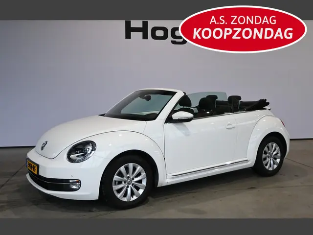 Volkswagen Beetle Cabriolet 1.2 TSI Design BlueMotion Cruise control PDC Airco Navigatie Stoelverwarming 100% Onderhouden! Inruil Mogelijk!