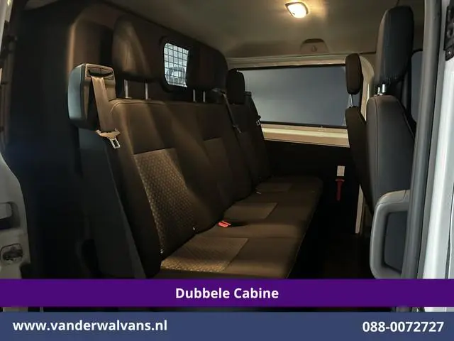 Ford Transit Custom 2.0 TDCI 130pk L2H1 Dubbele Cabine Euro6 Airco | 5-Zits | Navigatie | Apple Carp...
