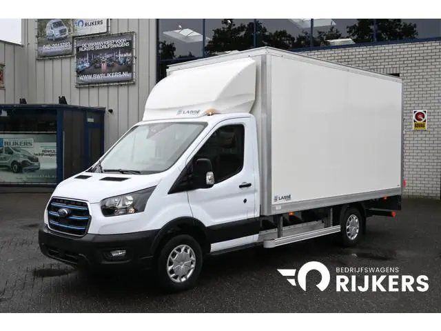 Ford E-Transit 68kWh 390L Trend Bakwagen met Dhollandia laadklep Navigatie met camera, Zijdeur